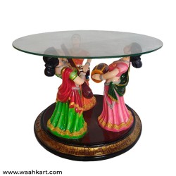 Dancing Ladies Center Table (Without Glass)