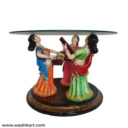 Dancing Ladies Center Table (Without Glass)