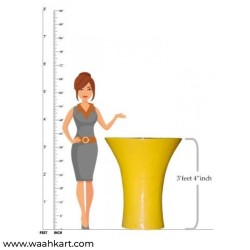 Decorative Yellow Buffet Table