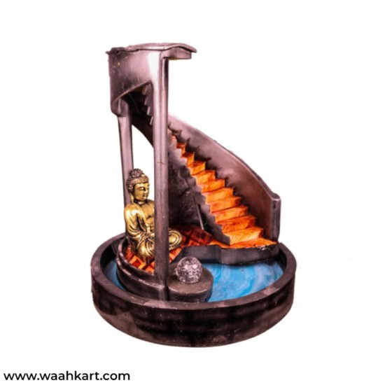 Designer Ladder Fountain With Gautam Buddha Statue