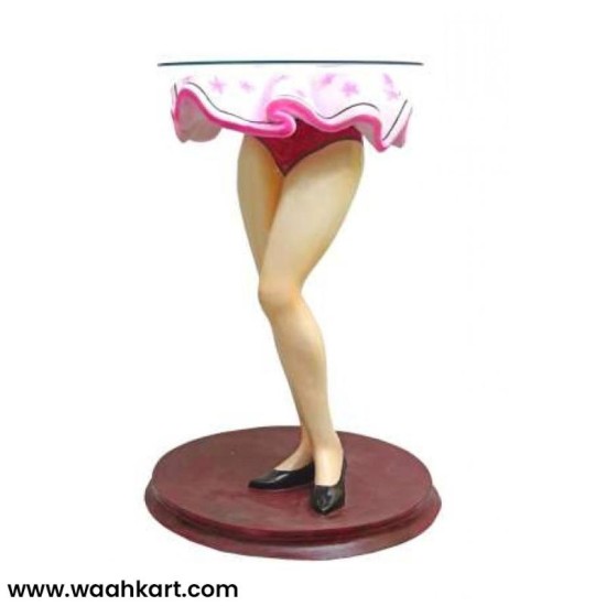 Designer Leg Shape Table (Without Glass)