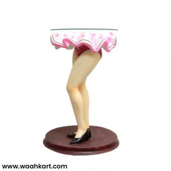 Designer Leg Shape Table (Without Glass)