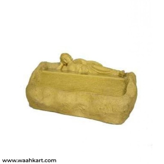 Designer Stone Looked Sleeping Buddha Fountain