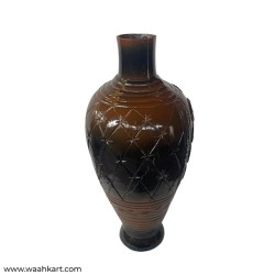 Designer Vase In Brown Shade
