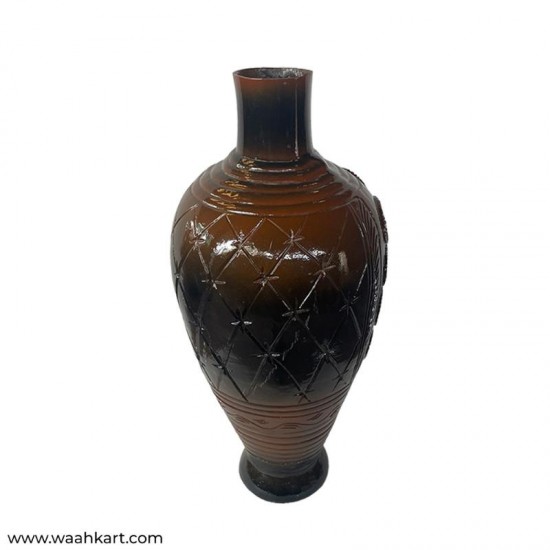 Designer Vase In Brown Shade