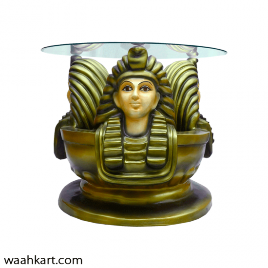 Egyptian Lady Face Table (Without Glass)