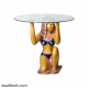 Egyptian Lady Look Center Table (Without Glass)