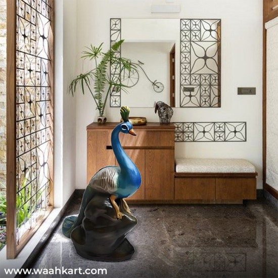 Elegant Peacock Showpiece