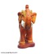 Elephant With Golden Design Showpiece