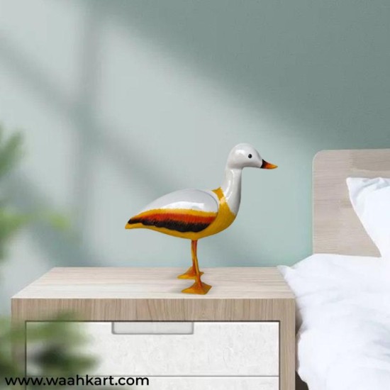 Fiber Goose Showpiece