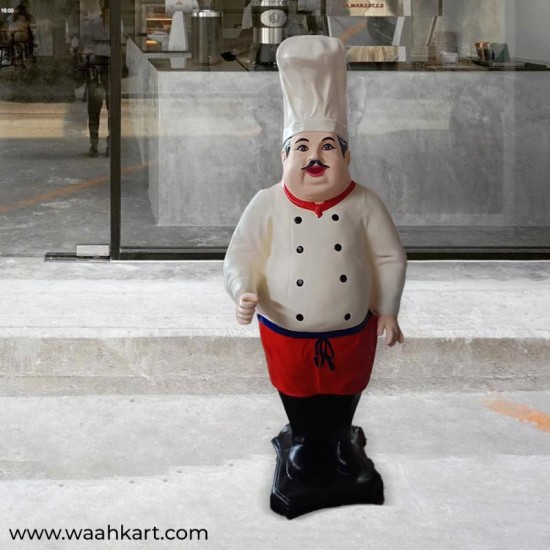 Fiber Kitchen Head Chef Statue