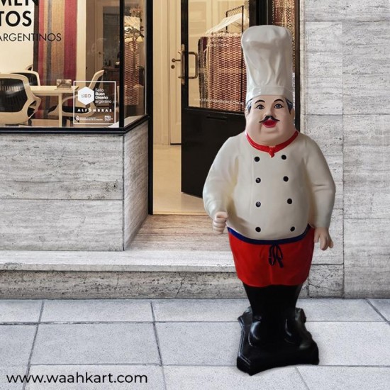 Fiber Kitchen Head Chef Statue