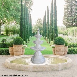 Flower Petal Step Fountain