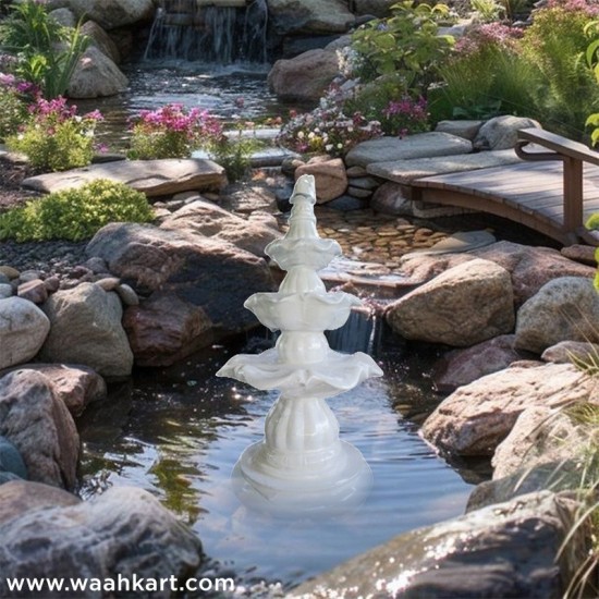 Flower Petal Step Fountain