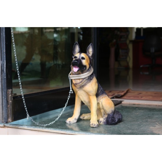 FRP Dog Figurine - German Shepherd