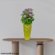 FRP Green Cone Shaped Vase
