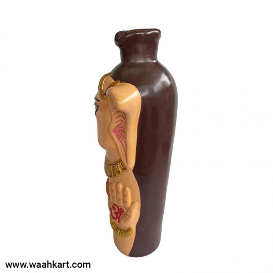 Lord Ganesha Face Vase - Big Size