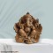 Ganesha On Leaf - Showpiece
