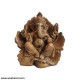Ganesha On Leaf - Showpiece
