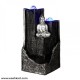 Gautam Buddha Fiber Fountain With Blue Light