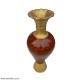 Glorify Antique Handcrafted Vase Golden and Brown