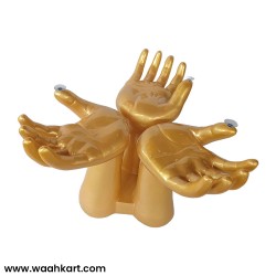 Golden Hands Center Table (Without Glass)