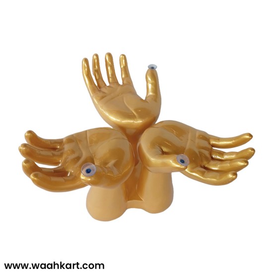 Golden Hands Center Table (Without Glass)