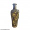 Golden Coloured Village Couple Face Vase