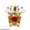 Golden Designer Center Table (Without Glass)