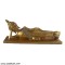 Golden Table Top Sleeping Buddha Showpiece