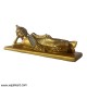 Golden Table Top Sleeping Buddha Showpiece
