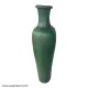 Green Color Lady Face Flower Vase In Big Size