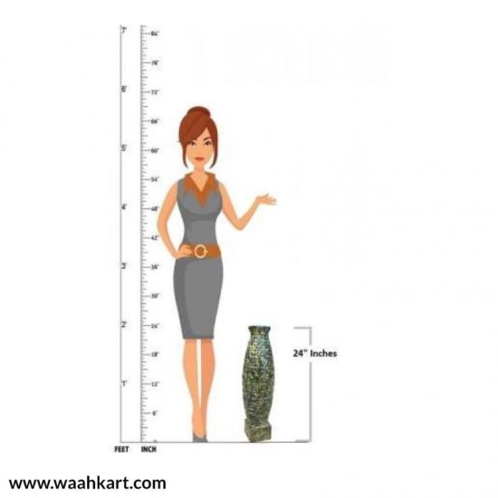 Greenish Alphabet Vase