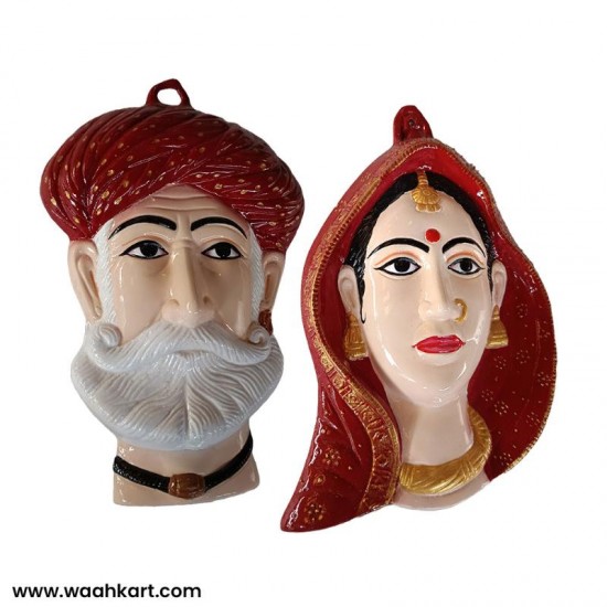 Gujarati Village Couple Wall Hanging