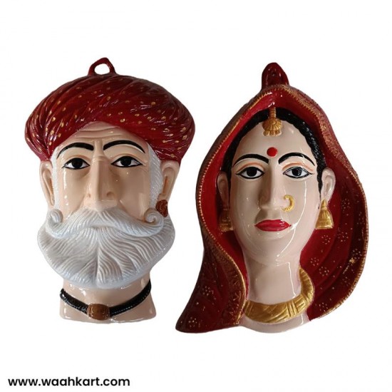 Gujarati Village Couple Wall Hanging
