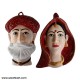 Gujarati Village Couple Wall Hanging