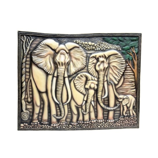 Herd of Elephants Mural