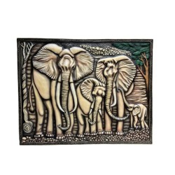 Herd of Elephants Mural