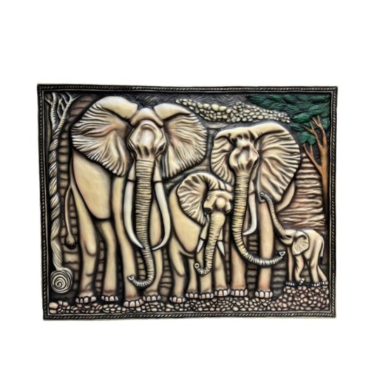 Herd of Elephants Mural