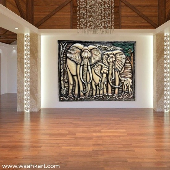 Herd of Elephants Mural