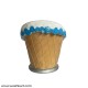 Ice Cream Cone Shape Chair - In Blue
