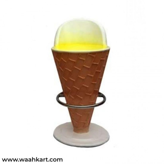 Ice Cream Shape - Set Of 1 Table And 1 Chair