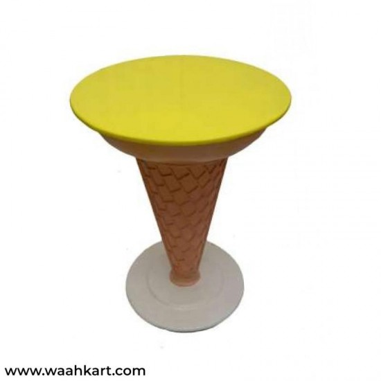 Ice Cream Shape - Set Of 1 Table And 5 Chairs