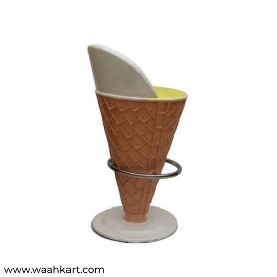 Ice Cream Shape - Set Of 1 Table And 2 Chairs