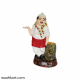 Indian Waiter Statue - In Red Colour