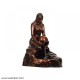 Lady Holding Pot Copper Shade Waterfall