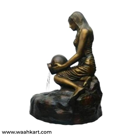 Lady Holding Pot Waterfall