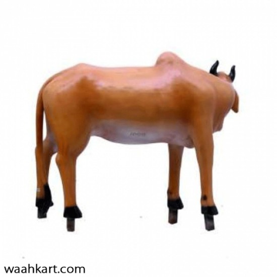 Life Size - Brown Cow Statue