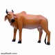Life Size - Brown Cow Statue