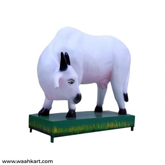 Fiber Cow Statue